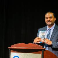 Wael Mokhtar speaking.